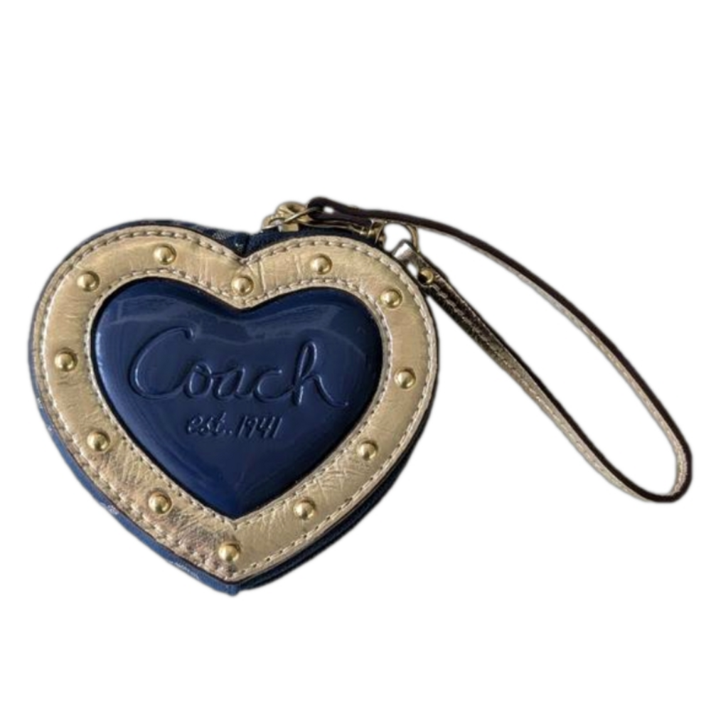Coach 1941 Wristlet New York City Coin Purse with Key ring RARE